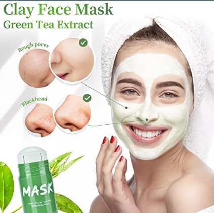 🌿Mascarilla Sólida de Té Verde – Set Completo de Limpieza Facial.