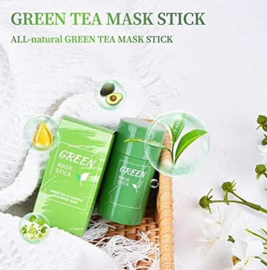 🌿Mascarilla Sólida de Té Verde – Set Completo de Limpieza Facial.