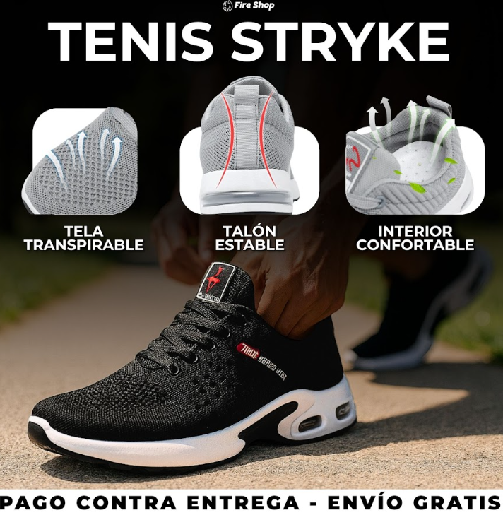 🔥Tenis STRYKE  ergonómicos, cómodos y valorados con 4.9⭐