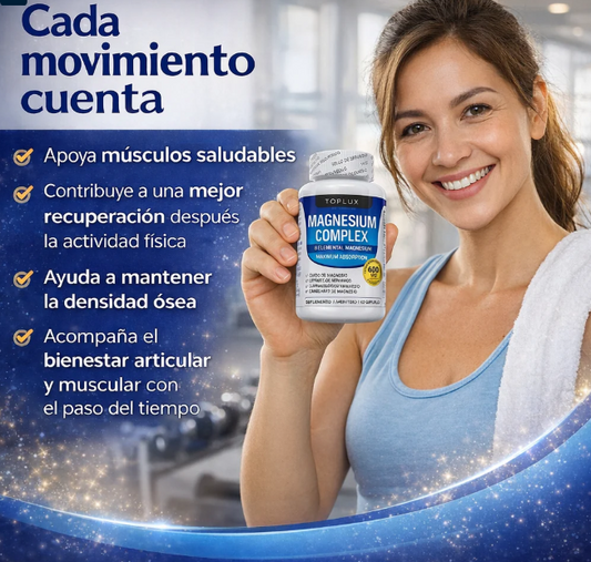 ⚡Nueva fórmula mejorada de Magnesium Complex.