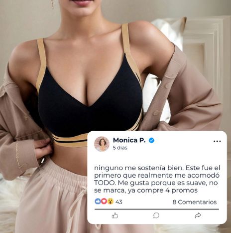 😍Egobrat - Sujetador push-up sin costuras.